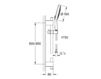 Схема Душевая штанга Cosmopolitan 160 Grohe 2015 27 746 000 Минимализм / Хай-тек