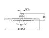 Схема Лейка душевая потолочная Ondus Grohe 2012 27 271 000 Современный / Скандинавский / Модерн