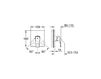 Схема Встраиваемый смеситель Eurocube Grohe 2012 19 898 000 Современный / Скандинавский / Модерн