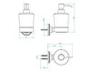 Схема Дозатор для мыла THG MONTE CARLO PORCELAINE OR U8B.613 Ампир / Барокко / Французский