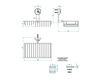 Схема Полка для ванной THG POMME CRISTAL CLAIR SATINÉ A42.2620 Современный / Скандинавский / Модерн