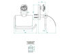 Схема Держатель для туалетной бумаги THG ROSE U5J.538AC Классический / Исторический / Английский