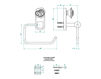Схема Держатель для туалетной бумаги THG ROSE U5J.538A Классический / Исторический / Английский