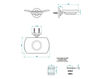 Схема Щетка для туалета THG SAINT GERMAIN À MANETTES G7D.4700 Современный / Скандинавский / Модерн