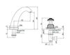 Схема Смеситель для ванны Cristal et bronze Mixer Sets 25432 37 Ар-деко / Ар-нуво / Американский