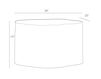 Схема Столик журнальный Lowry  Arteriors Home  FURNITURE 6034 Современный / Скандинавский / Модерн