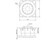 Схема Форсунка IB Rubinetterie s.p.a. DOCCIA SH034 Современный / Скандинавский / Модерн