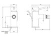 Схема Смеситель для биде IB Rubinetterie s.p.a. BAGNO KU220 Современный / Скандинавский / Модерн