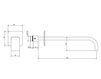 Схема Излив IB Rubinetterie s.p.a. BAGNO SB322 Современный / Скандинавский / Модерн