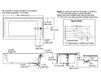 Схема Ванна Bellwether Kohler 2015 K-876-0 Современный / Скандинавский / Модерн
