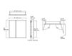 Схема Шкаф для ванной комнаты Kohler 2015 K-CB-CLC2526FS Современный / Скандинавский / Модерн