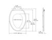 Схема Крышка для унитаза Reveal Nightlight Quiet-Close Kohler 2015 K-75792-0 Современный / Скандинавский / Модерн