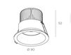 Схема Встраиваемый светильник BPM Lighting 2016 3234.01 Современный / Скандинавский / Модерн
