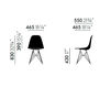 Схема Стул DSR Vitra. 2016 440 300 00 Современный / Скандинавский / Модерн