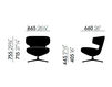 Схема Кресло Repos Vitra. 2016 210 425 00 Современный / Скандинавский / Модерн