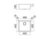 Схема Раковина накладная Estel Group Smart Office 1X4540I Современный / Скандинавский / Модерн