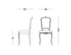 Схема Стул PEGASO Tonin Casa Classic Home 4610  S83RA01RQ17 Классический / Исторический / Английский