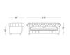 Схема Диван MESSIER Tonin Casa Classic Home 4383 PV04 Классический / Исторический / Английский