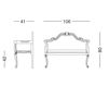 Схема Канапе FENICE Tonin Casa Classic Home 1574A S67RA01 Классический / Исторический / Английский