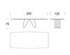 Схема Стол обеденный ARPA Tonin Casa .detail 8002 FSM_marble Классический / Исторический / Английский