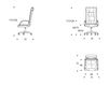 Схема Кресло для руководителя City Smania Industria mobili spa Master Mood PLCITY01 Ар-деко / Ар-нуво / Американский