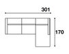 Схема Диван LOVLI BED Alpa Salotti Modern Living LovliBed330 420 Современный / Скандинавский / Модерн