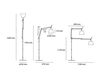 Схема Лампа напольная Tolomeo basculante Artemide S.p.A. 2016 0947010A A012820/A014000 Минимализм / Хай-тек