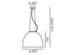 Схема Светильник Nur 1618 Artemide S.p.A. 2016 A242910 Минимализм / Хай-тек