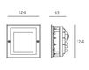 Схема Встраиваемый светильник Faci 12 Artemide S.p.A. 2016 T417400W00 T409921 Минимализм / Хай-тек