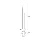 Схема Садовый светильник Reeds Artemide S.p.A. 2016 T087500 Минимализм / Хай-тек
