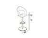 Схема Барный стул Ivano Antonello Italia 2016 ARENA STOOL Современный / Скандинавский / Модерн