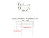 Схема Диван JIM Delta Salotti Italiana JIM SX-9620 DX-9621 + SX-9306 DX-9305 Современный / Скандинавский / Модерн