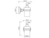 Схема Дозатор для мыла Lexington Gaia 2017 AMLE05 Ар-деко / Ар-нуво / Американский