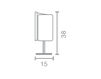 Схема Лампа настольная PAPIRO Selene Illuminazione Asd 0380 033 Ар-деко / Ар-нуво / Американский