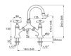 Схема Смеситель для раковины Stella Cat IT 00001 CR00 Классический / Исторический / Английский