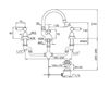 Схема Смеситель для раковины Stella Cat IL 00015 CR00 Классический / Исторический / Английский
