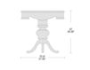 Схема Столик приставной Tecni Nova CANDLE 4199/32 Лофт / Фьюжн / Винтаж / Ретро