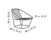 Схема Кресло для террасы Arflex 2017 11946