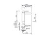 Схема Смеситель для раковины Gaboli Fratelli srl OPEN_SPACE 3402 Современный / Скандинавский / Модерн