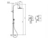 Схема Душевая система Palazzani 2017 41207010 Современный / Скандинавский / Модерн