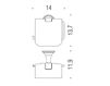 Схема Держатель для туалетной бумаги Colombo Design Hermitage B3391 Классический / Исторический / Английский