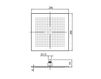 Схема Лейка душевая потолочная Graff AQUA-SENSE 5135500 Минимализм / Хай-тек