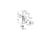 Схема Смеситель для раковины Allure F-digital Grohe 2016 36342000 Современный / Скандинавский / Модерн