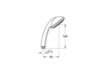 Схема Лейка душевая Tempesta Trio Grohe 2016 28578000 Современный / Скандинавский / Модерн
