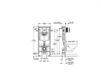 Схема Каркас для монтажа сантехники Rapid SL Grohe 2016 38721001 Современный / Скандинавский / Модерн