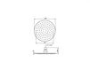 Схема Лейка душевая Bongio SHOWER 883CR25R7PR
