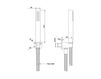 Схема Лейка душевая Bongio SLIDING RAIL 830