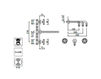 Схема Смеситель настенный Giulini Giò Crystal Giò 3623-25/S