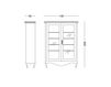 Схема Витрина Tonin Casa Classic 1209