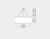 Схема Светильник SILENZIO Luceplan by gruppo Calligaris 2017 1D7912C000B2